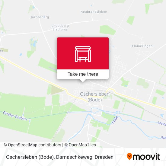 Карта Oschersleben (Bode), Damaschkeweg