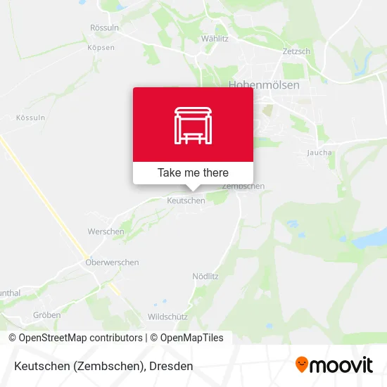 Карта Keutschen (Zembschen)