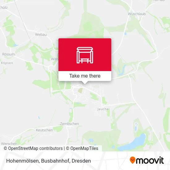 Карта Hohenmölsen, Busbahnhof