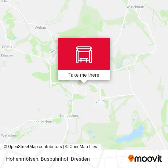 Карта Hohenmölsen, Busbahnhof