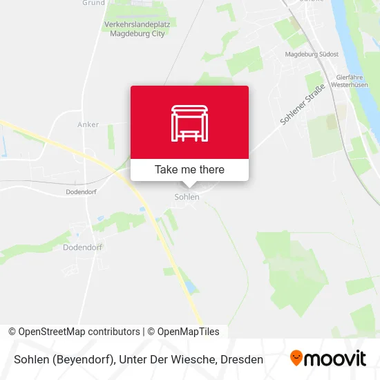 Карта Sohlen (Beyendorf), Unter Der Wiesche