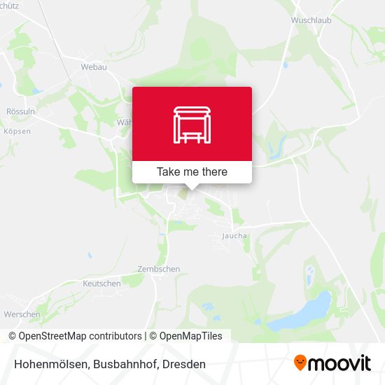 Карта Hohenmölsen, Busbahnhof