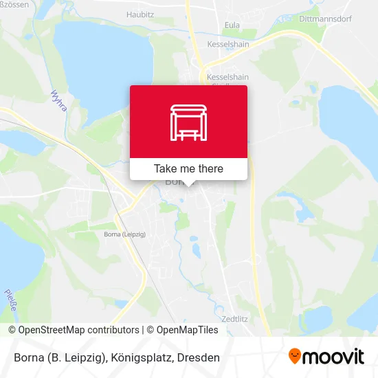 Карта Borna (B. Leipzig), Königsplatz