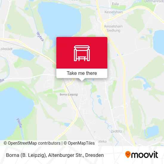 Карта Borna (B. Leipzig), Altenburger Str.