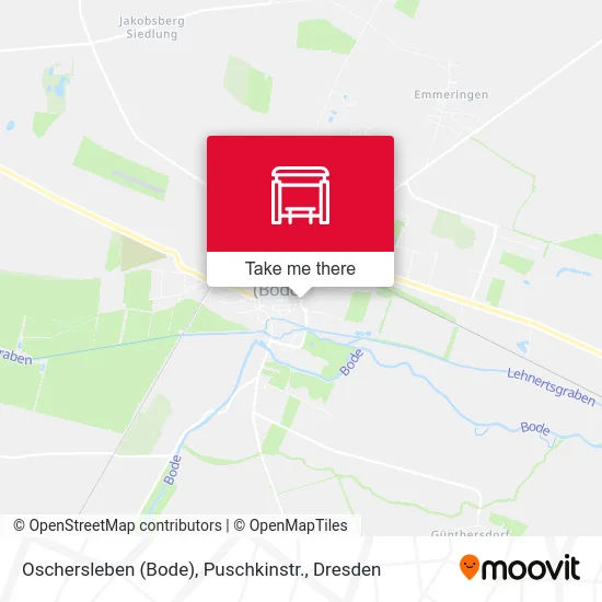 Карта Oschersleben (Bode), Puschkinstr.