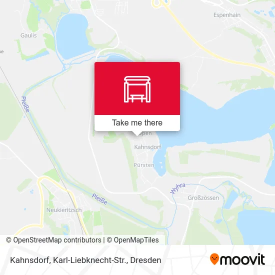 Карта Kahnsdorf, Karl-Liebknecht-Str.