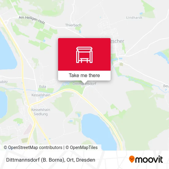 Карта Dittmannsdorf (B. Borna), Ort