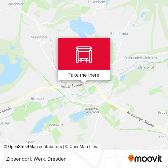 Карта Zipsendorf, Werk