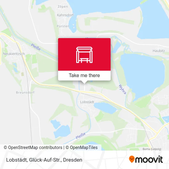 Карта Lobstädt, Glück-Auf-Str.