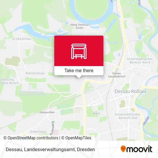 Карта Dessau, Landesverwaltungsamt