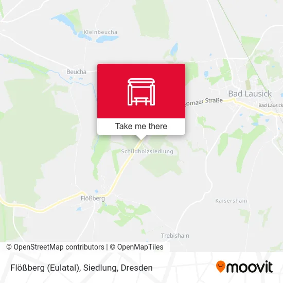Карта Flößberg (Eulatal), Siedlung