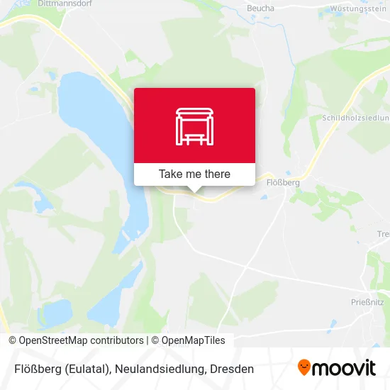 Карта Flößberg (Eulatal), Neulandsiedlung