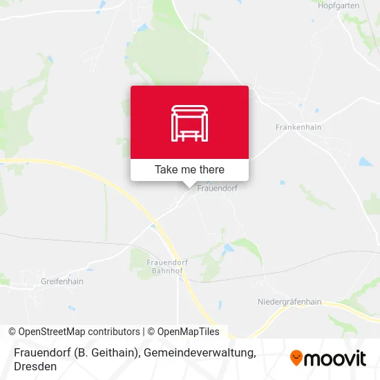 Карта Frauendorf (B. Geithain), Gemeindeverwaltung