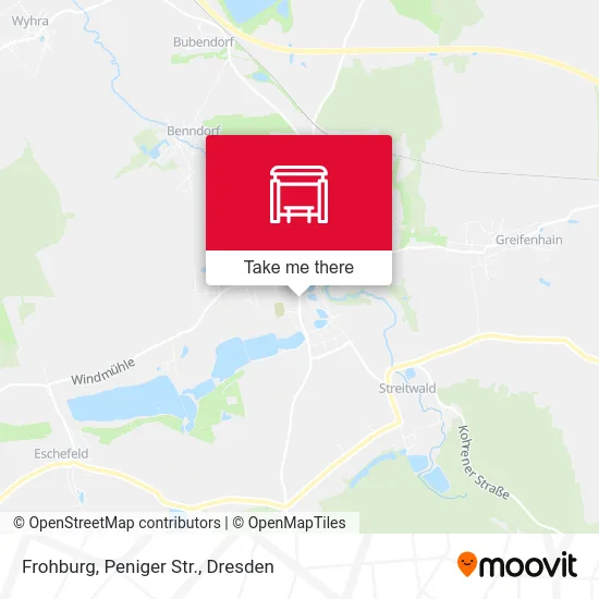 Карта Frohburg, Peniger Str.