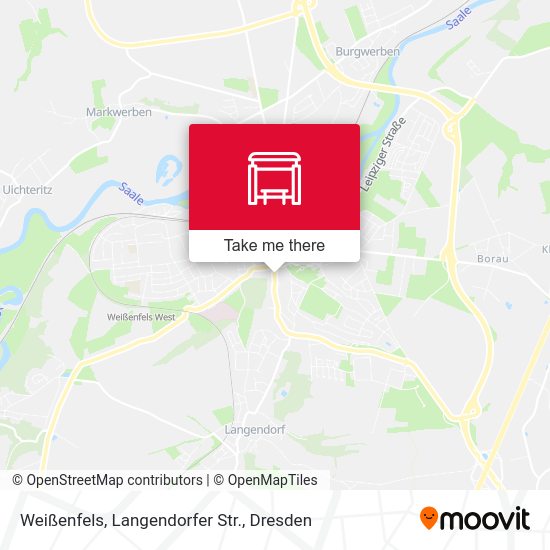 Карта Weißenfels, Langendorfer Str.