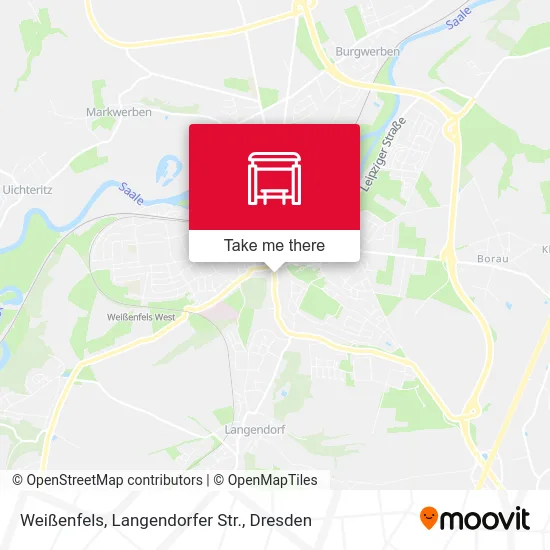 Карта Weißenfels, Langendorfer Str.