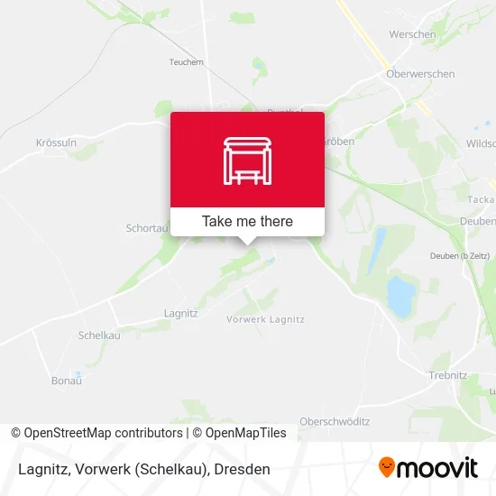 Карта Lagnitz, Vorwerk (Schelkau)