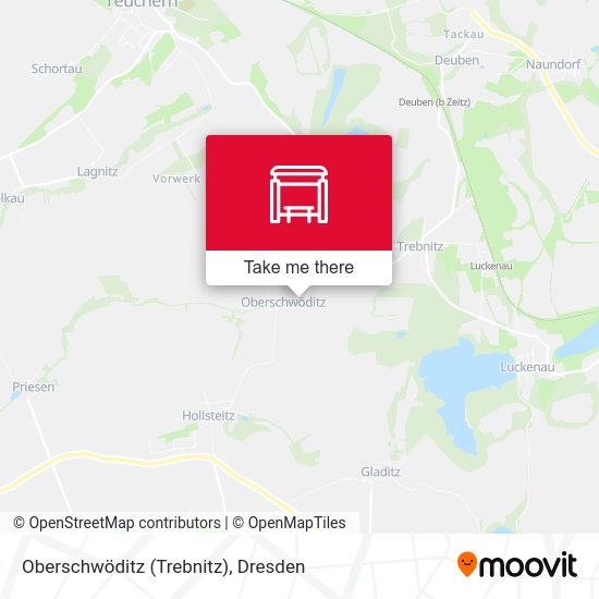 Карта Oberschwöditz (Trebnitz)