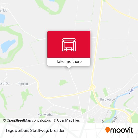 Карта Tagewerben, Stadtweg