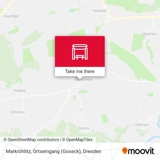 Карта Markröhlitz, Ortseingang (Goseck)