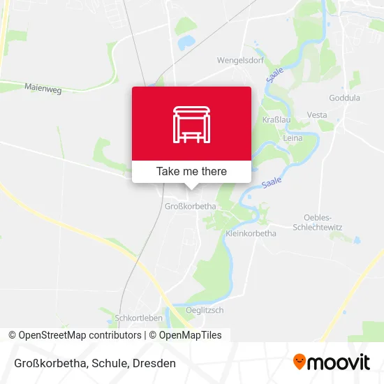 Карта Großkorbetha, Schule