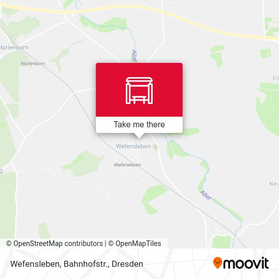 Карта Wefensleben, Bahnhofstr.