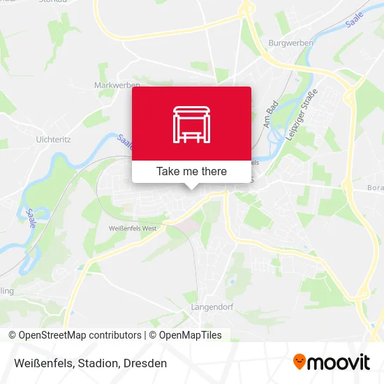 Карта Weißenfels, Stadion