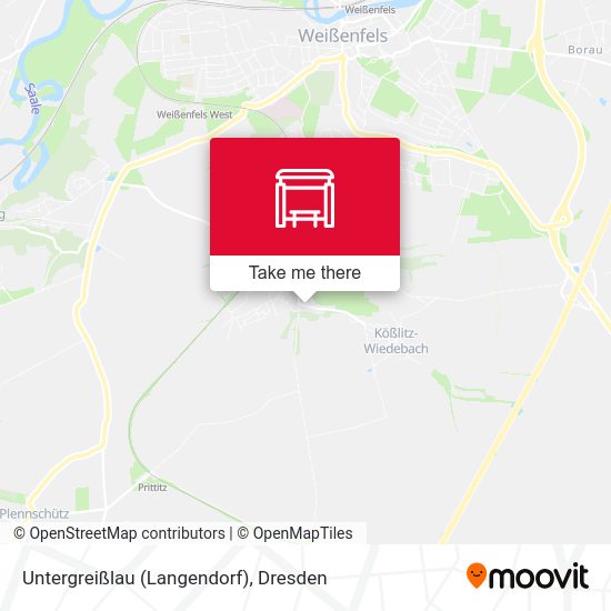 Карта Untergreißlau (Langendorf)