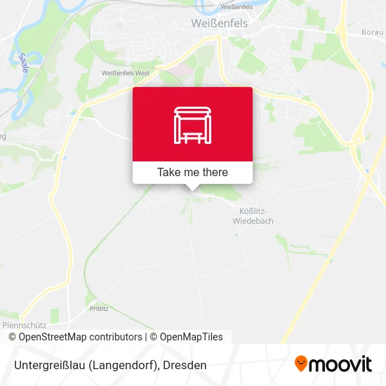 Карта Untergreißlau (Langendorf)