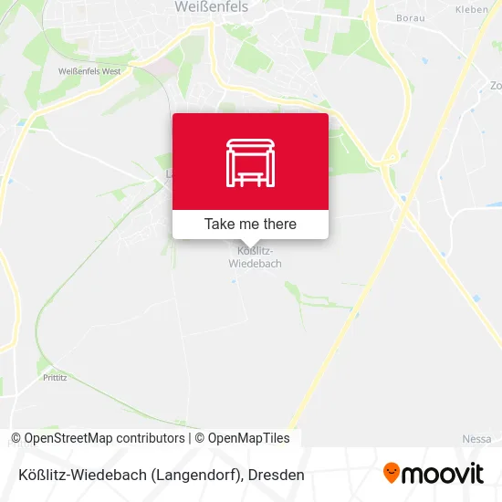 Карта Kößlitz-Wiedebach (Langendorf)