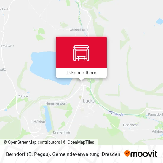 Карта Berndorf (B. Pegau), Gemeindeverwaltung