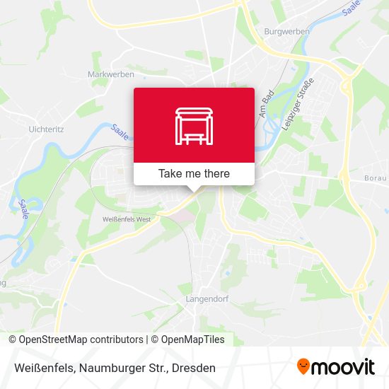 Карта Weißenfels, Naumburger Str.