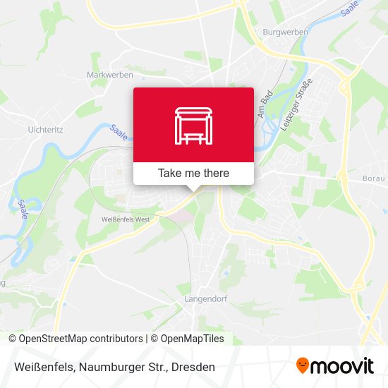 Карта Weißenfels, Naumburger Str.