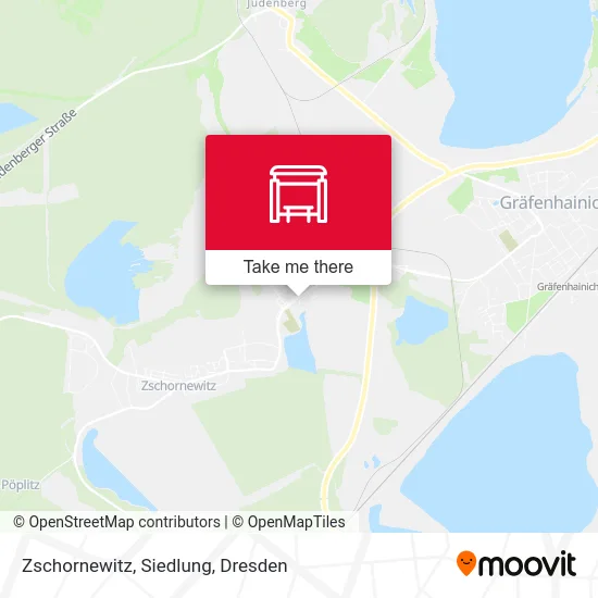Карта Zschornewitz, Siedlung