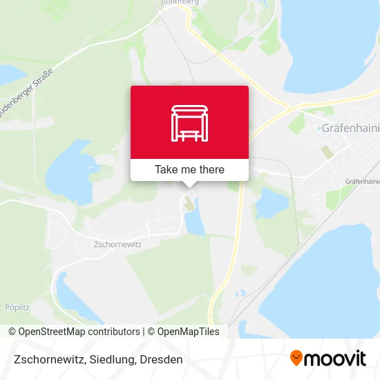 Карта Zschornewitz, Siedlung