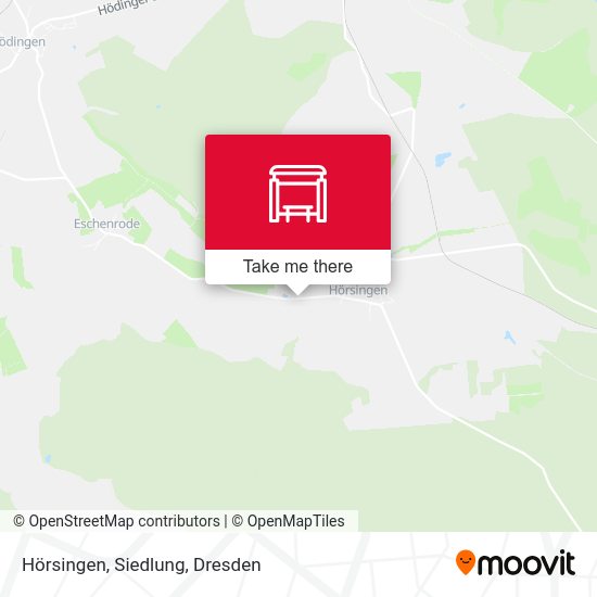 Карта Hörsingen, Siedlung