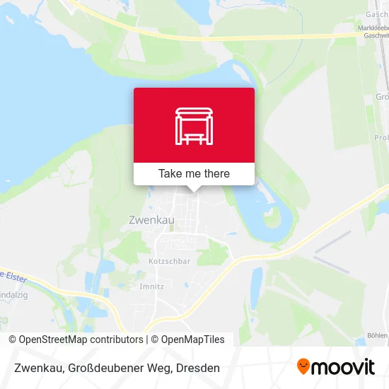 Карта Zwenkau, Großdeubener Weg