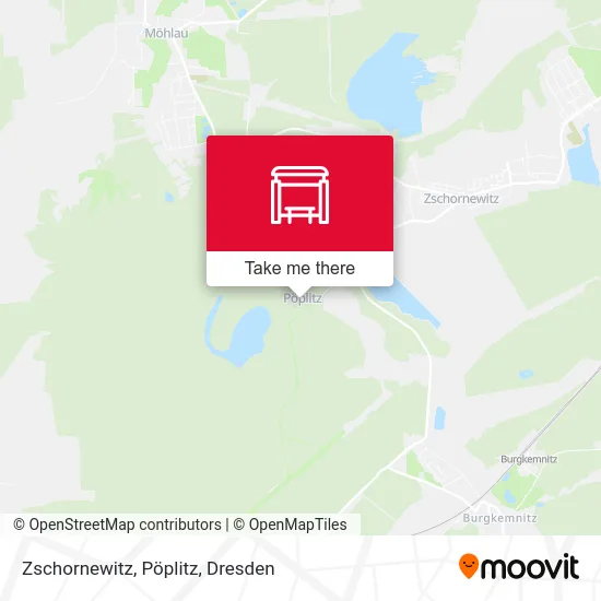 Карта Zschornewitz, Pöplitz