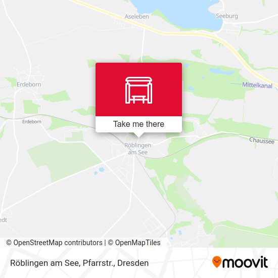 Карта Röblingen am See, Pfarrstr.