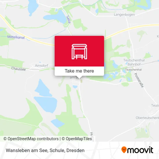 Карта Wansleben am See, Schule