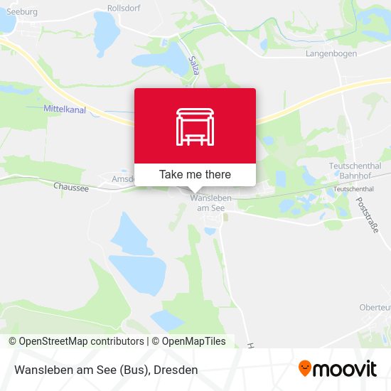 Карта Wansleben am See (Bus)