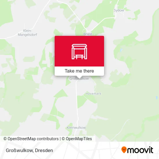 Карта Großwulkow