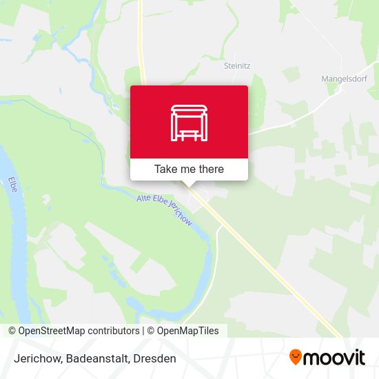 Карта Jerichow, Badeanstalt