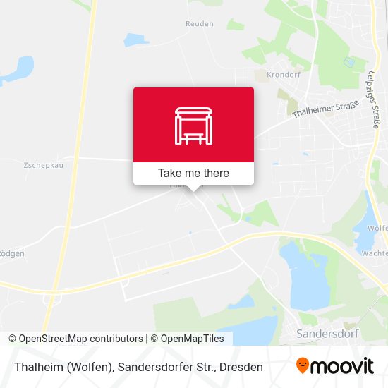 Карта Thalheim (Wolfen), Sandersdorfer Str.