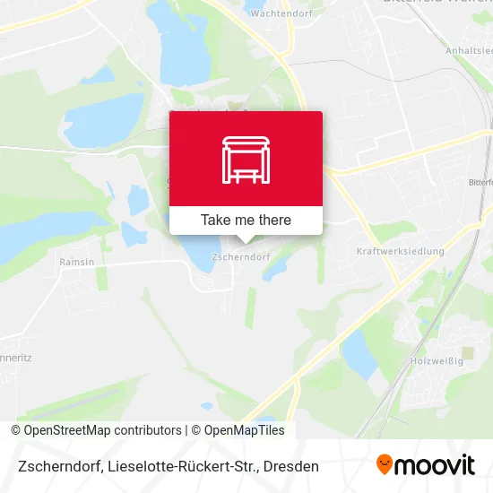 Карта Zscherndorf, Lieselotte-Rückert-Str.