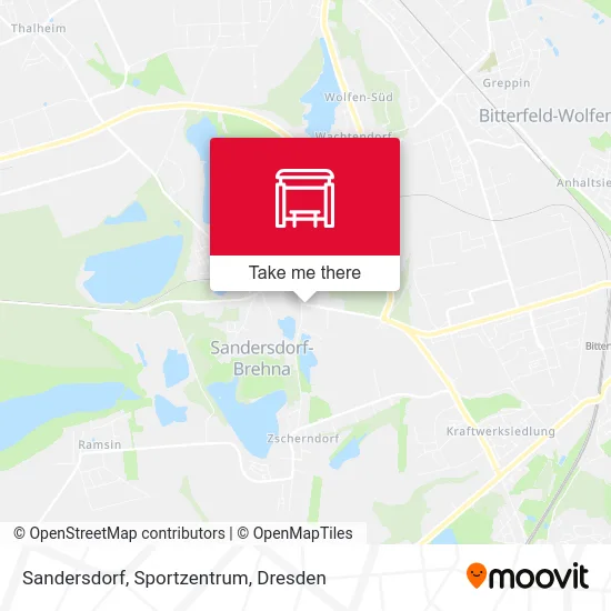 Sandersdorf, Sportzentrum map