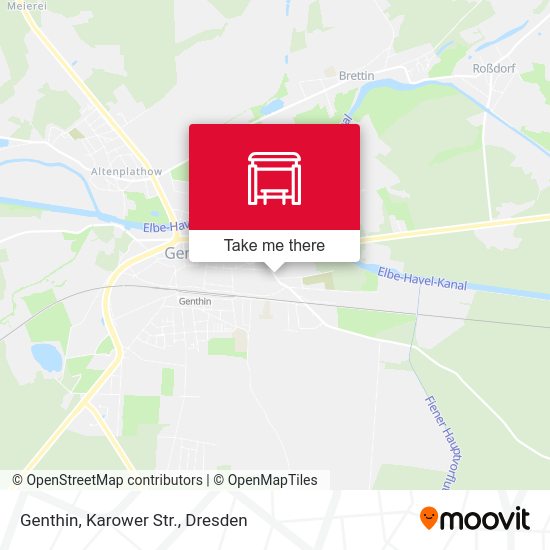 Карта Genthin, Karower Str.