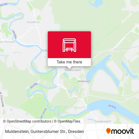 Карта Muldenstein, Guntersblumer Str.