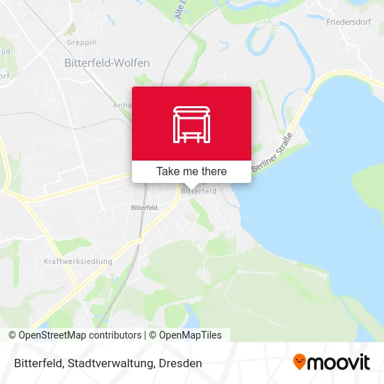 Карта Bitterfeld, Stadtverwaltung