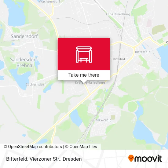 Карта Bitterfeld, Vierzoner Str.